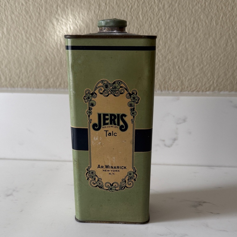 Vintage Talc Tin